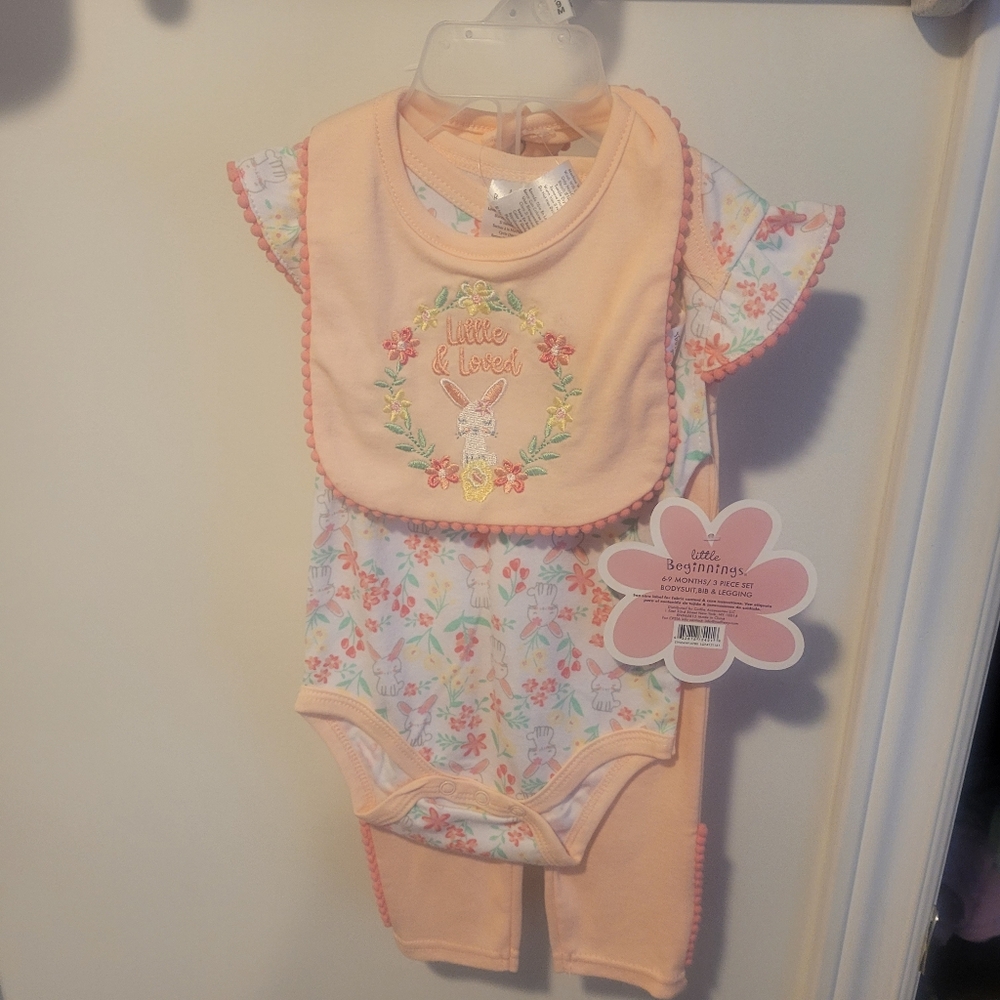 6-9M Little Beginnings 3 piece set